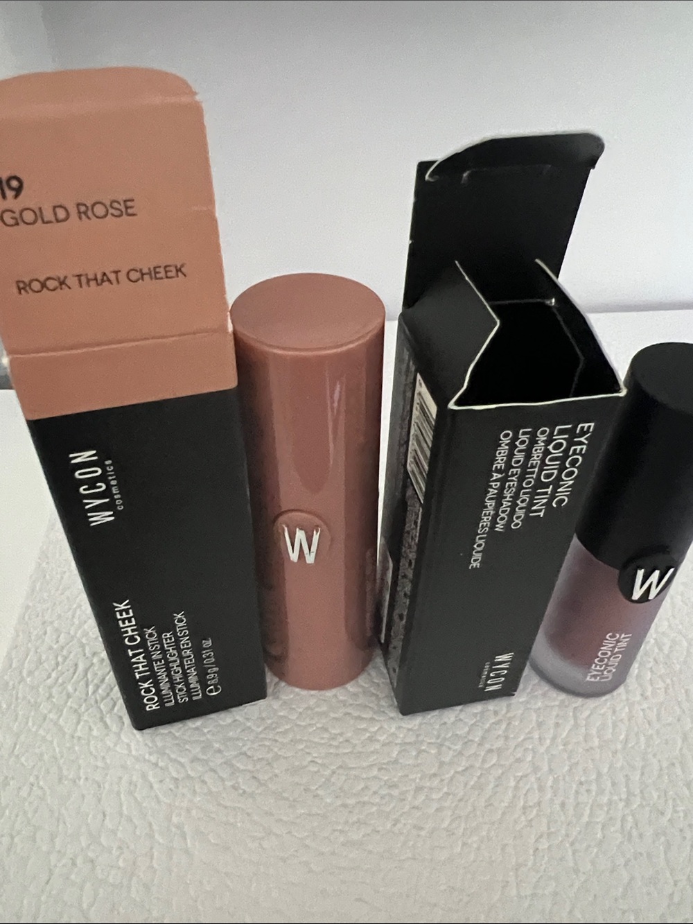 Wycon Cosmetics- Rock That Cheek Cream Stick and Eyeconic liquid tint